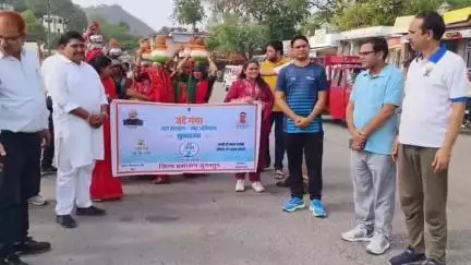डूंगरपुर: ज़िले में वंदे गंगा जल संरक्षण-जन अभियान की प्रभात फेरी के साथ हुई शुरुआत