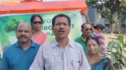 ରାୟଗଡା: ସ୍ଥାନୀୟ ସହରରେ ଗ୍ରୀନ ରାୟଗଡା ପକ୍ଷରୁ ବିଶ୍ୱ ପରିବେଶ ଦିବସ ପାଳନ ଅବସରରେ ଯୋଗେଶ୍ୱର ଦାସଙ୍କ ପ୍ରତିକ୍ରିୟା