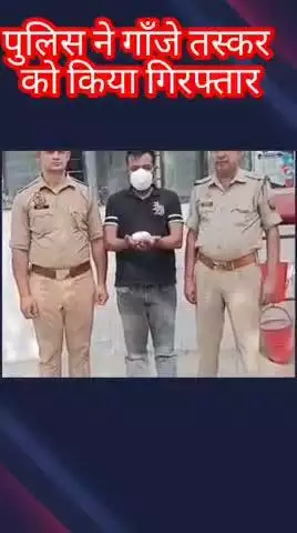 दादरी: नोएडा पुलिस ने गांजा तस्कर किया अरेस्ट, 8 लाख का गांजा और कार बरामद