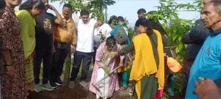 सातारा: जागतिक पर्यावरण दिनाच्या निमित्ताने कुरणेश्वर परिसरात वृक्षारोपण