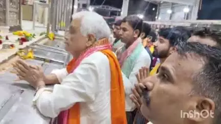दांतारामगढ़: कैबिनेट मंत्री किरोड़ी लाल मीणा ने खाटूश्यामजी पहुंचकर किए बाबा श्याम के दर्शन