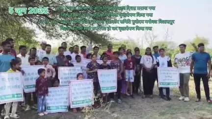 विश्व पर्यावरण दिवस ग्राम पंचायत महमंद मैं मनाया गया