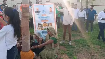 बिजौलिया: विश्व पर्यावरण दिवस पर जल संरक्षण अभियान के तहत लोगों ने निकाली कलश यात्रा, पौधरोपण और सरोवर का किया पूजन