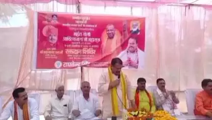 डुमरियागंज: हिंदू भवन शाहपुर में पूर्व विधायक राघवेंद्र प्रताप सिंह के नेतृत्व में CM योगी के जन्मदिन पर रक्तदान शिविर हुआ आयोजित