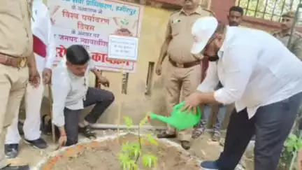 हमीरपुर: हमीरपुर में जनपद न्यायालय परिसर में न्यायिक अधिकारियों ने अधिवक्ताओं के साथ मिलकर किया वृक्षारोपण
