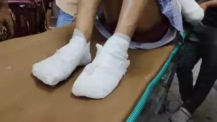 बीकानेर: सेवगो के चौक में स्थित मकान में गैस टंकी लीकेज से लगी आग, बुजुर्ग और बच्चा झुलसे