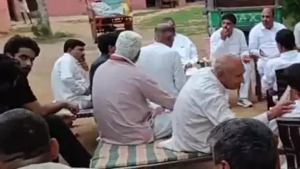 नूह: मेवात: 14 जुलाई को ब्रज मंडल जल अभिषेक शोभायात्रा को लेकर किरा गौशाला में हुई बैठक