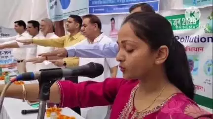 संगरिया: संगरिया के वाटर वर्क्स में जल संरक्षण जन अभियान की शुरुआत की गई