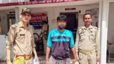 कालपी: कदौरा थाना पुलिस ने ग्राम कुआंखेड़ा से पारिवारिक विवाद के मामले में फरार अभियुक्त को गिरफ्तार कर न्यायालय में पेश किया