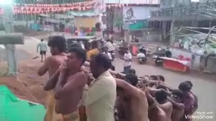 గజపతినగరం: పెద్దమజ్జిపాలెం లో నూతనంగా నిర్మించిన శ్రీ ఉమామహేశ్వర ఆలయంలో అంగరంగ వైభవంగా దేవత విగ్రహాల ప్రతిష్ట