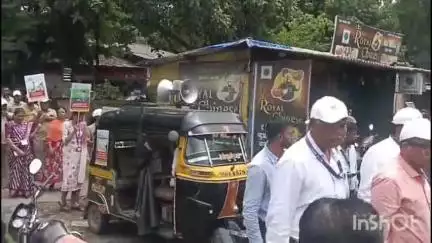 खालापूर: मोहोपाडा विजवितरण कार्यालयाकडून विद्युत सुरक्षा सप्ताह रॅली,विज ग्राहकांच्या सुरक्षेसाठी घोषणाबाजी