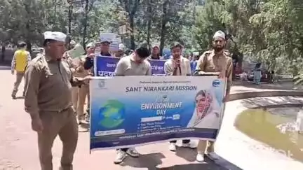 रोहड़ू: विश्व पर्यावरण दिवस पर संत निरंकारी मिशन ने रोहडू में निकाली स्वच्छता रैली