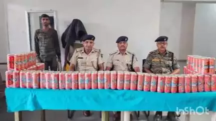 हंटरगंज: हंटरगंज में अवैध शराब तस्करी पर पुलिस की बड़ी कार्रवाई, बिहार ले जाई जा रही लाखों की शराब जब्त