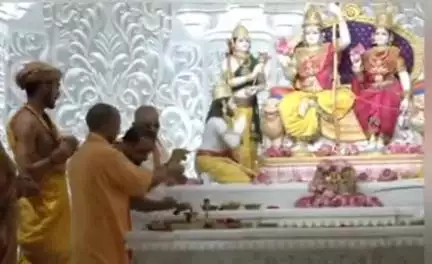 अयोध्या में राम दरबार की प्राण प्रतिष्ठा, सूरत के कारोबारी ने दान किए हीरे के आभूषण