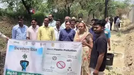 शिकारपुर: शिकारपुर नगर पालिका अध्यक्ष व ईओ ने अंतरराष्ट्रीय पर्यावरण दिवस पर किया पौधारोपण