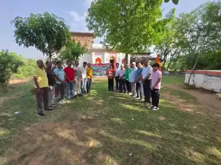 दतिया नगर: विश्व पर्यावरण दिवस पर भारत विकास परिषद द्वारा वृक्षारोपण किया गया