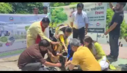 नरेन्द्रनगर: मुनि की रेती नगर पालिका परिषद ने विश्व पर्यावरण दिवस पर आस्था पथ पर थैला बैंक का किया शुभारंभ