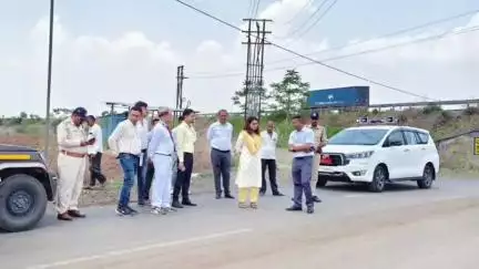 शाजापुर: कलेक्टर सुश्री बाफना ने सिंहस्थ 2028 की तैयारियों के लिए शाजापुर में विभिन्न कार्यों का निरीक्षण किया