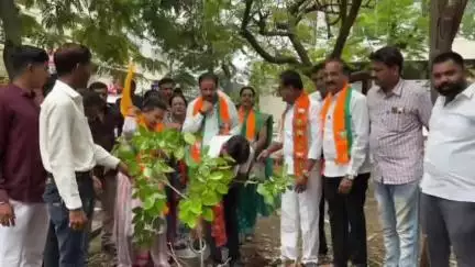 परभणी: भाजपा परभणी महानगर तर्फे जागतिक पर्यावरण दिनानिमित्त शहरातील विविध ठिकाणी वृक्षारोपण