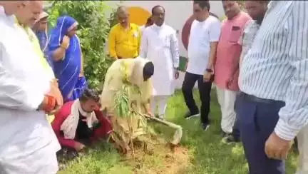 सिंगरौली: वूमन फॉर ट्री अभियान के तहत निगम की अमृत मित्र ने मनाया विश्व पर्यावरण दिवस