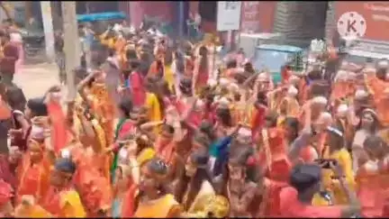 बसंतराय: बसंतराय मोकलचक विषहरी धाम में राम कथा आयोजन हेतु 1551 कलश कन्याओं ने निकाली कलश शोभा यात्रा