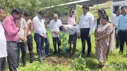 जळगाव: श्री स्वामी समर्थ केंद्र व जळगाव जिल्हा विधी सेवा प्राधिकरण तर्फे पर्यावरण दिनानिमित्त वृक्षारोपण