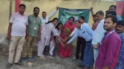 जंदाहा: नगर पंचायत जंदाहा द्वारा विश्व पर्यावरण दिवस पर समता महाविद्यालय में वृक्षारोपण कार्यक्रम आयोजित