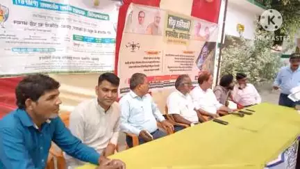 अमरिया: ग्राम पंचायत राफियापुर में विकसित कृषि संकल्प अभियान के अंतर्गत आयोजित हुई गोष्ठी