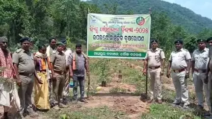ବୌଦ୍ଧ ସଦର: ବିଶ୍ଵ ପରିବେଶ ଦିବସ ଉପଲକ୍ଷେ ମାଧପୁର ବନାଞ୍ଚଳ ଗୋରାସାହି ଗ୍ରାମ୍ୟ ଜଙ୍ଗଲ ଠାରେ ବୃକ୍ଷ ରୋପଣ କାର୍ଯ୍ୟକ୍ରମ ଅନୁଷ୍ଠିତ