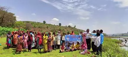 डिंडौरी: कलगी टोला के नर्मदा घाट से नर्मदा पथ सर्वेक्षण व जन जागरण यात्रा की शोभायात्रा निकाली गई