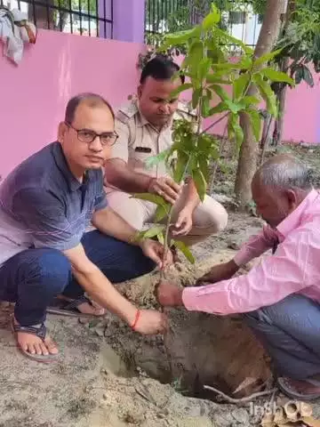 छौड़ाही: प्रखंड क्षेत्र के विभिन्न पंचायतों में विश्व पर्यावरण दिवस पर किया गया वृक्षारोपण