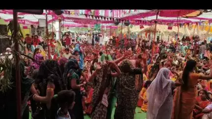 राजगढ़: राजगढ़ विधानसभा क्षेत्र के घोघड़िया खुर्द गांव में श्रीमद् भागवत कथा का समापन
