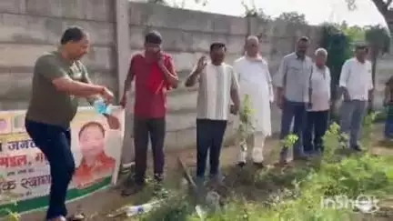गढ़वा: भाजपा जिला कार्यालय में बीजेपी कार्यकर्ताओं द्वारा विश्व पर्यावरण दिवस पर पौधारोपण किया गया