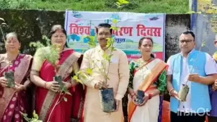 बागेश्वर: बीजेपी कार्यकर्ताओं ने पार्टी कार्यालय में कार्यशाला का आयोजन किया, पर्यावरण दिवस पर पेड़ लगाए