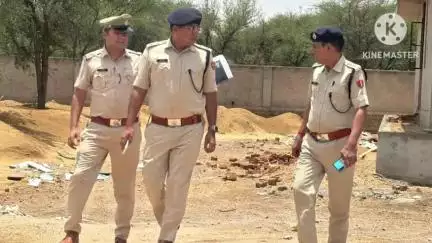 नोहर: नोहर हनुमानगढ़ जिला पुलिस अधीक्षक हरिशंकर यादव ने नोहर और खुईया पुलिस थाने का किया निरीक्षण
