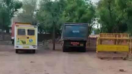 बावड़ी: भोपालगढ़ पुलिस ने अवैध बजरी के डंपर का पीछा कर एक आरोपी को गिरफ्तार किया