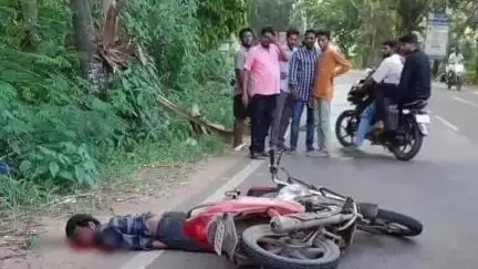 అవిడి లో రోడ్డు ప్రమాదం ఒకరికి తీవ్ర గాయాలు, ఆసుపత్రికి తరలింపు