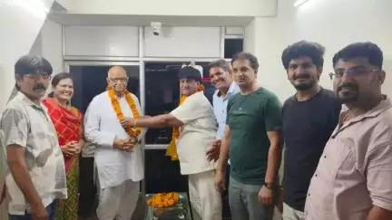 भीलवाड़ा: भीलवाड़ा पहुंचने पर स्वर्णकार महासभा के राजस्थान प्रदेशाध्यक्ष का स्वागत किया गया