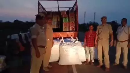 କଣ୍ଟାମାଳ: ମନମୁଣ୍ଡା ଶଗଡା ବାଇପାସ ପୋଲ ନିକଟରୁ ଗଂଜେଇ କାରବାରରେ ଟ୍ରକ, ଗଂଜେଇ ସହ ଆନ୍ତରାଜ୍ୟ ମାଫିଆ ଗିରଫ
