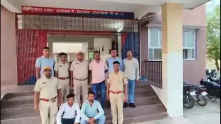 झालरापाटन: मंडावर पुलिस ने सुरेन्द्र मेवाडा हत्याकांड में दो और फरार अभियुक्तों, पवन कुमार उर्फ चिन्टू और चौथमल को किया गिरफ्तार
