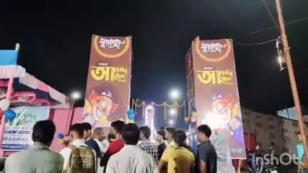 রানিবাঁধ: খাতড়া বাজারের এটিম গ্রাউন্ডে আনন্দমেলার উদ্বোধন করলেন রাজ্যের মন্ত্রী তথা রানীবাঁধ বিধানসভার বিধায়ক জ্যোৎস্না মান্ডি