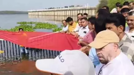 रावतभाटा: रावतभाटा में चंबल पूजन से वंदे गंगा अभियान की शुरुआत, 150 पौधे लगाकर दिया पर्यावरण संरक्षण का संदेश