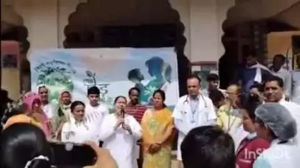 किशनगढ़: विश्व पर्यावरण दिवस पर जिला राजकीय यज्ञनारायण अस्पताल में पौधारोपण, प्लास्टिक प्रदूषण से बचाव का संकल्प