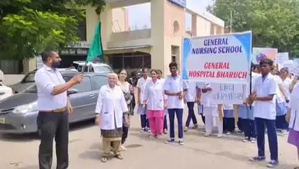 ભરૂચ: સિવિલ હોસ્પિટલ ખાતે પર્યાવરણ દિન નિમિત્તે રેલીનું આયોજન કરવામાં આવ્યું હતું