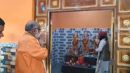 लटेरी: लटेरी के ग्राम झुकर जोगी में श्री राम और शिव प्राण प्रतिष्ठा कार्यक्रम में विधायक उमाकांत शर्मा हुए शामिल