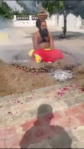 बीकानेर: राम खरोखे कैलाश धामा में 18 वर्षों से चल रहे सरजूदासजी महाराज के धूनी तप की हुई पूर्णाहुति
