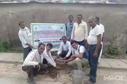 राजूरा: राजुरा तालुक्यातील जिल्हा स्मार्ट ग्राम कळमना येथे पर्यावरण दिनानिमित्त वृक्षारोपण