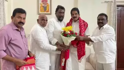 ధర్మారం: కాంగ్రెస్ హై కమాండ్ ను ఢిల్లీలో కలిసిన ధర్మపురి ఎమ్మెల్యే మరియు తెలంగాణ మాదిగ ఎమ్మెల్యేల బృందం