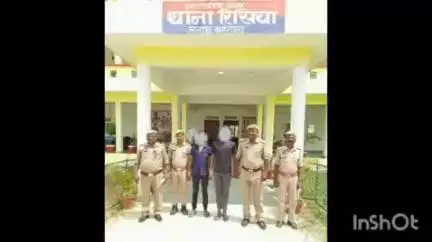 नानपारा: रिसिया पुलिस ने चोरी के उपकरण के साथ एक अभियुक्त को किया गिरफ्तार