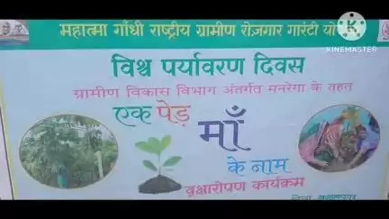 कुढ़नी: कुढनी प्रखंड में विश्व पर्यावरण दिवस पर 'एक पेड़ मां के नाम' कार्यक्रम का आयोजन